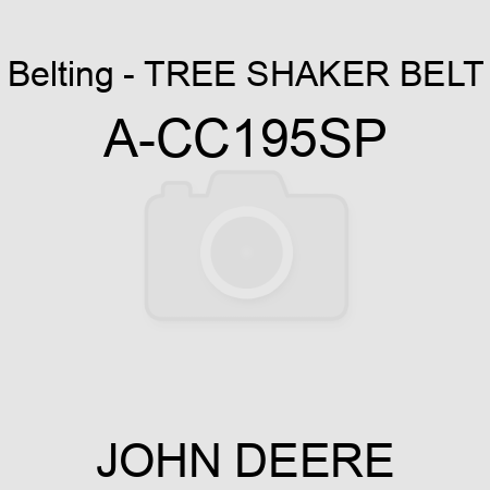 Belting - TREE SHAKER BELT A-CC195SP