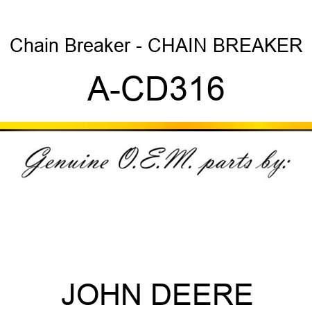 Chain Breaker - CHAIN BREAKER A-CD316