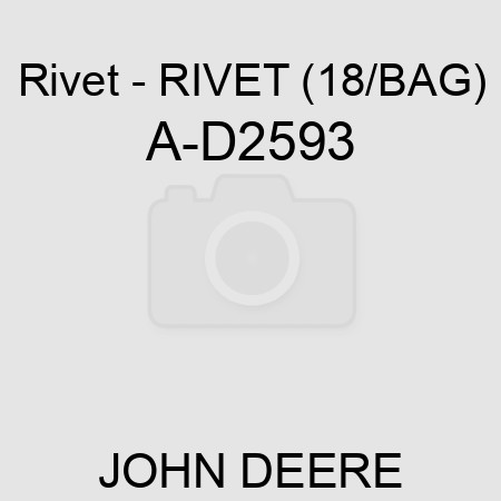 Rivet - RIVET (18/BAG) A-D2593