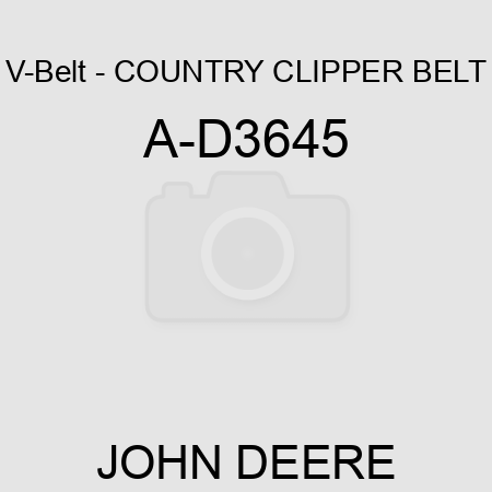 V-Belt - COUNTRY CLIPPER BELT A-D3645