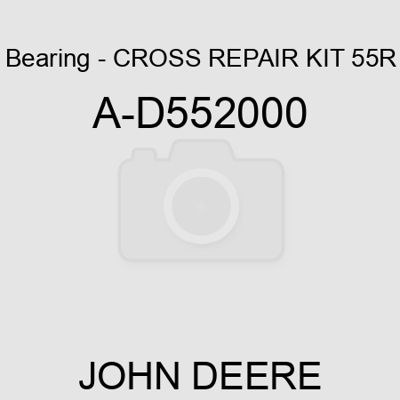Bearing - CROSS REPAIR KIT 55R A-D552000