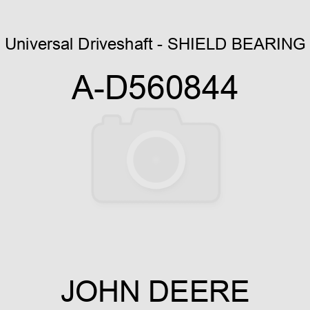 Universal Driveshaft - SHIELD BEARING A-D560844