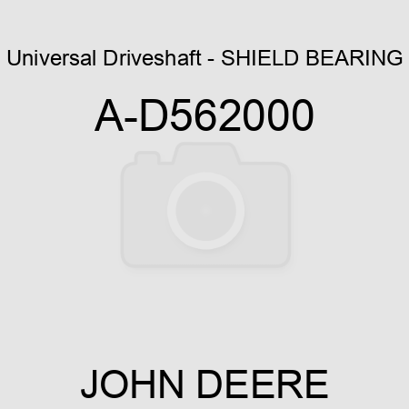 Universal Driveshaft - SHIELD BEARING A-D562000