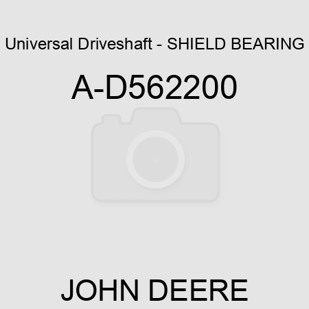 Universal Driveshaft - SHIELD BEARING A-D562200