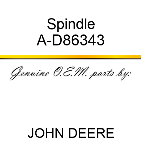 Spindle A-D86343
