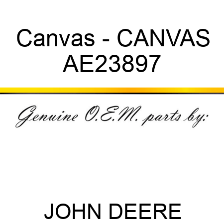 Canvas - CANVAS, AE23897