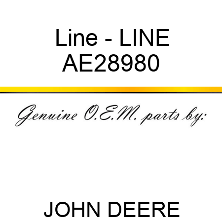 Line - LINE, AE28980