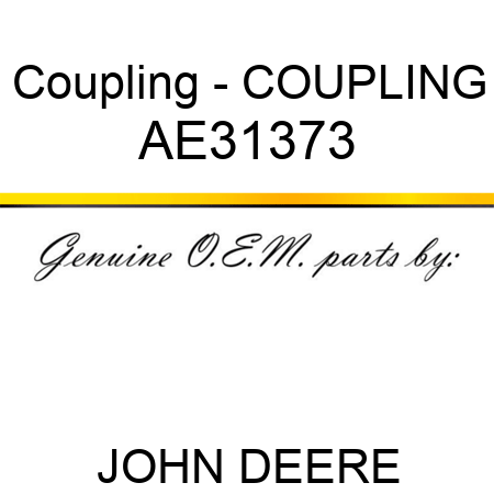 Coupling - COUPLING, AE31373