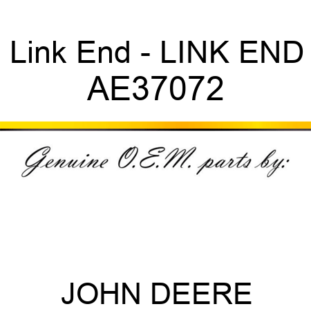 Link End - LINK END, AE37072