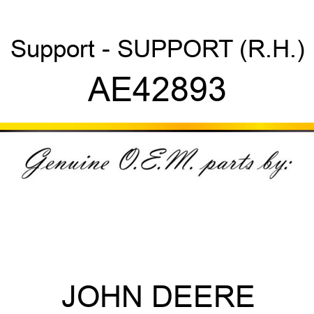Support - SUPPORT, (R.H.) AE42893