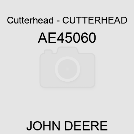 Cutterhead - CUTTERHEAD AE45060