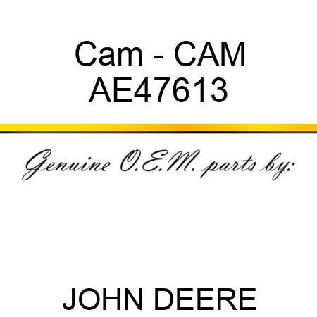 Cam - CAM AE47613