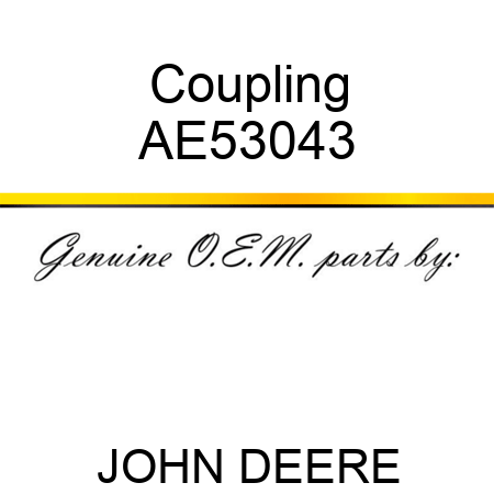 Coupling AE53043