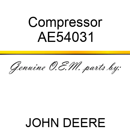 Compressor AE54031