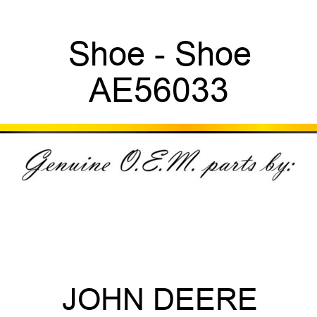 Shoe - Shoe AE56033
