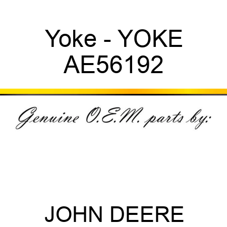 Yoke - YOKE AE56192