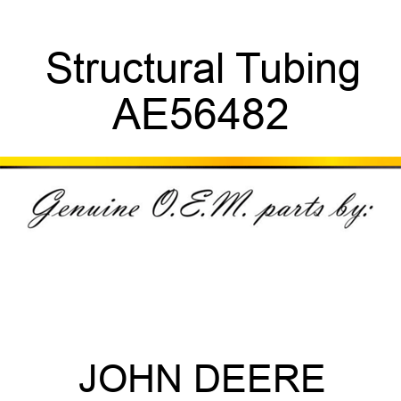 Structural Tubing AE56482