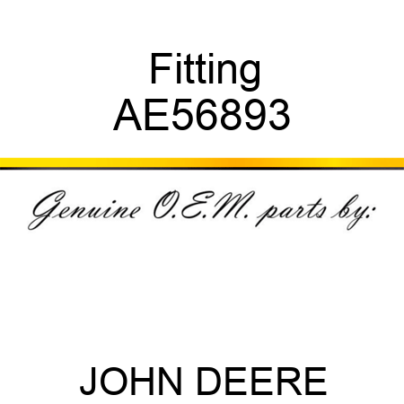 Fitting AE56893