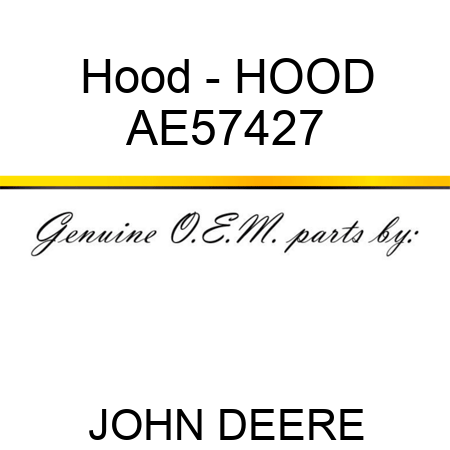 Hood - HOOD AE57427