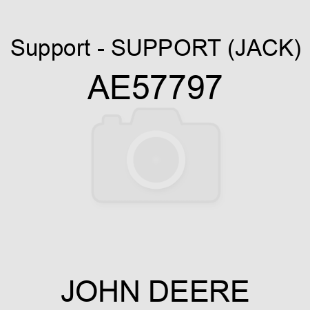 Support - SUPPORT (JACK) AE57797