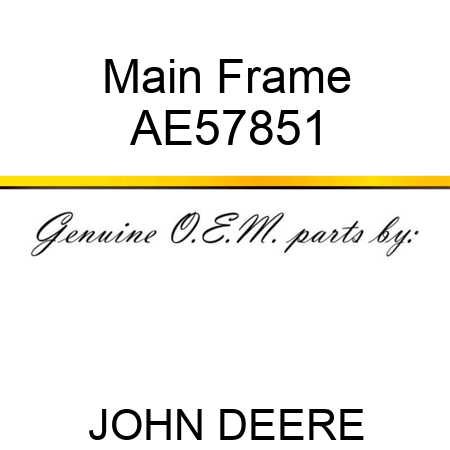 Main Frame AE57851