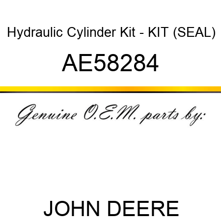 Hydraulic Cylinder Kit - KIT (SEAL) AE58284