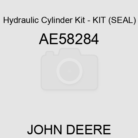 Hydraulic Cylinder Kit - KIT (SEAL) AE58284