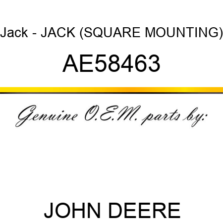 Jack - JACK (SQUARE MOUNTING) AE58463