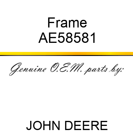 Frame AE58581