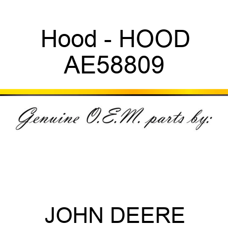 Hood - HOOD AE58809