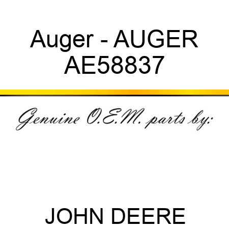 Auger - AUGER, AE58837