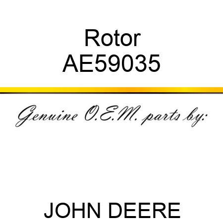 Rotor AE59035