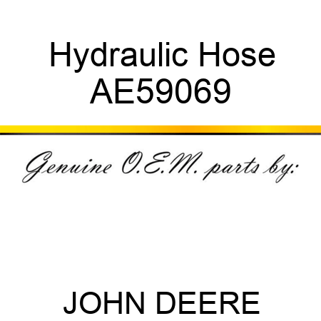 Hydraulic Hose AE59069