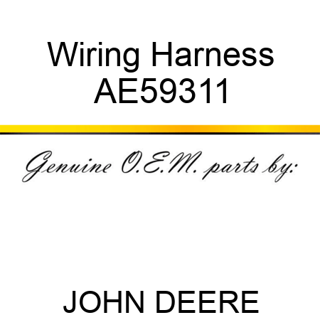 Wiring Harness AE59311