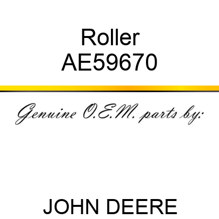 Roller AE59670