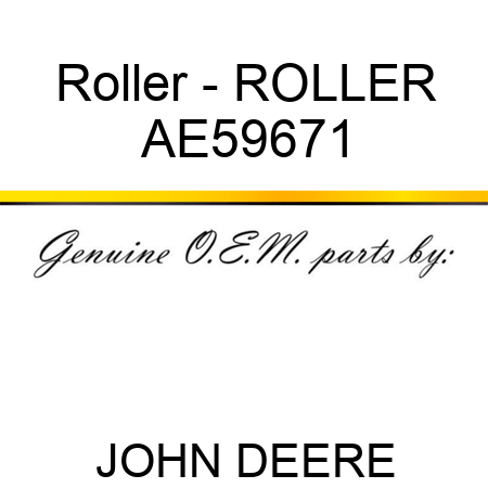 Roller - ROLLER AE59671