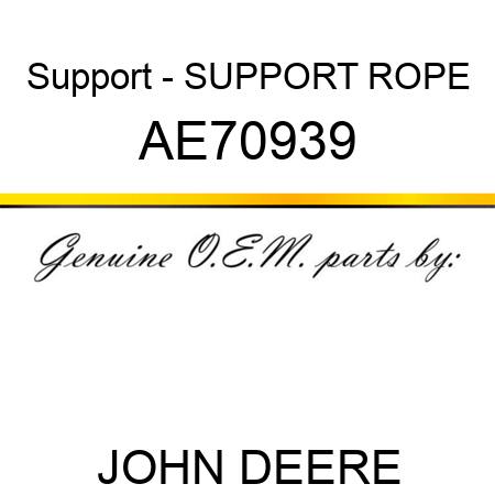 Support - SUPPORT, ROPE AE70939