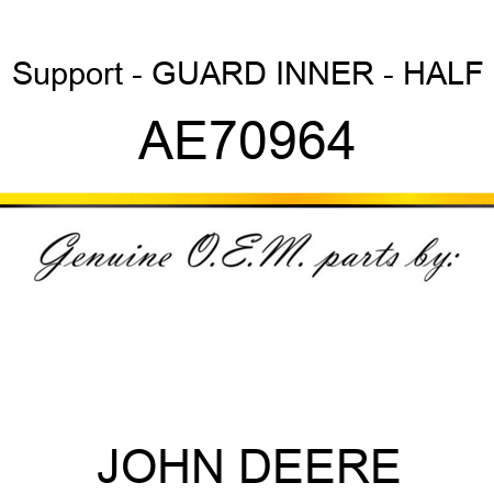 Support - GUARD, INNER - HALF AE70964