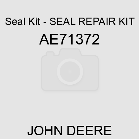 Seal Kit - SEAL REPAIR KIT AE71372