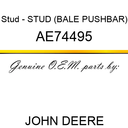 Stud - STUD, (BALE PUSHBAR) AE74495
