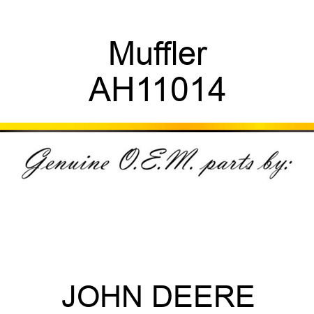 Muffler AH11014