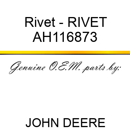 Rivet - RIVET AH116873