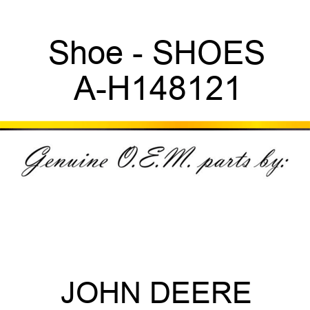 Shoe - SHOES A-H148121