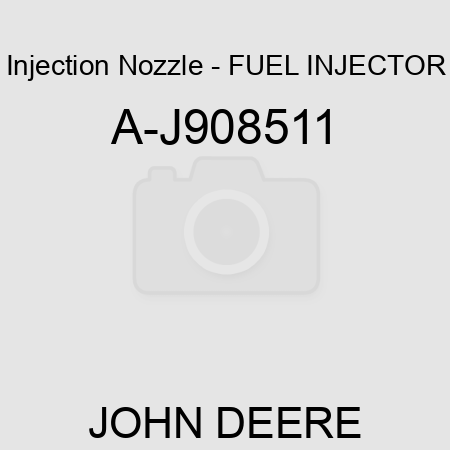 Injection Nozzle - FUEL INJECTOR A-J908511