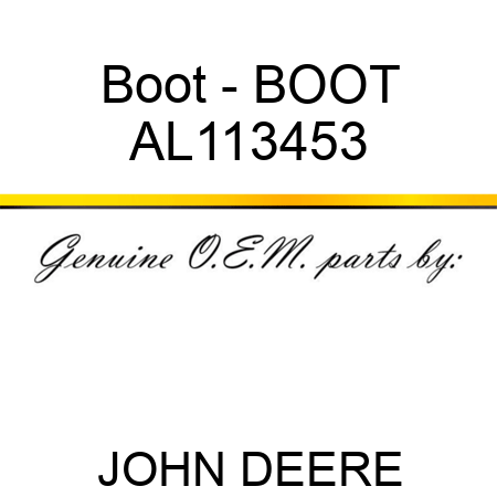 Boot - BOOT AL113453