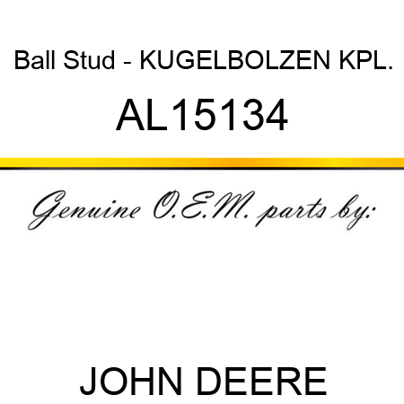 Ball Stud - KUGELBOLZEN KPL. AL15134