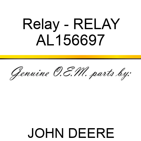 Relay - RELAY AL156697