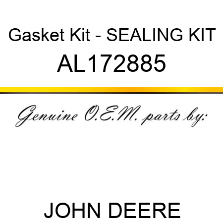 Gasket Kit - SEALING KIT AL172885