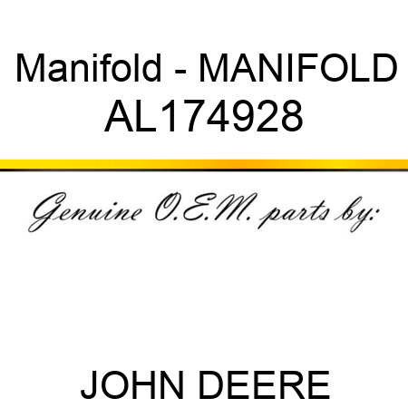 Manifold - MANIFOLD AL174928