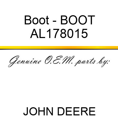 Boot - BOOT AL178015